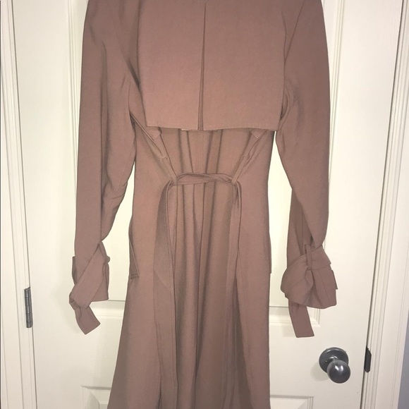 RW&Co blush pink trench coat - Picture 2 of 2